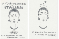 1990 Valentine card