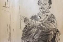 2000 Charcoal self portrait