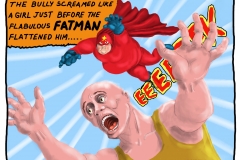 Fatman squashing crime