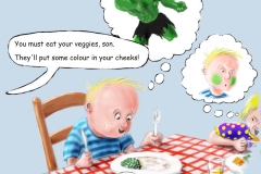 Veggie give you colour